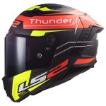 Kaciga LS2 Full Face FF805 THUNDER CARBON ATTACK crveno žuta - Image 2