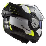 Kaciga LS2 Flip Up FF906 ADVANT CODEX belo crna sa naočarima - Image 4