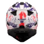 Kaciga LS2 Enduro MX702 PIONEER II FANTASY bijelo crveno plava - Image 4