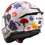 Kaciga LS2 Full Face FF808 STREAM II FLOWERS bijela sa naočarima - Image 3