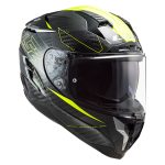 Kaciga LS2 Full Face FF327 CHALLENGER CARBON FOLD žuta sa naočarima - Image 3