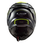 Kaciga LS2 Full Face FF327 CHALLENGER CARBON FOLD žuta sa naočarima - Image 4